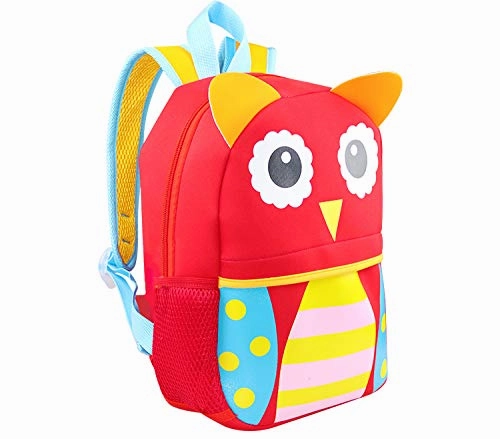 Kids Backpack | Fenrici | Boys | Girls | Toddler | Preschooler | Cute Animal Design | Owl