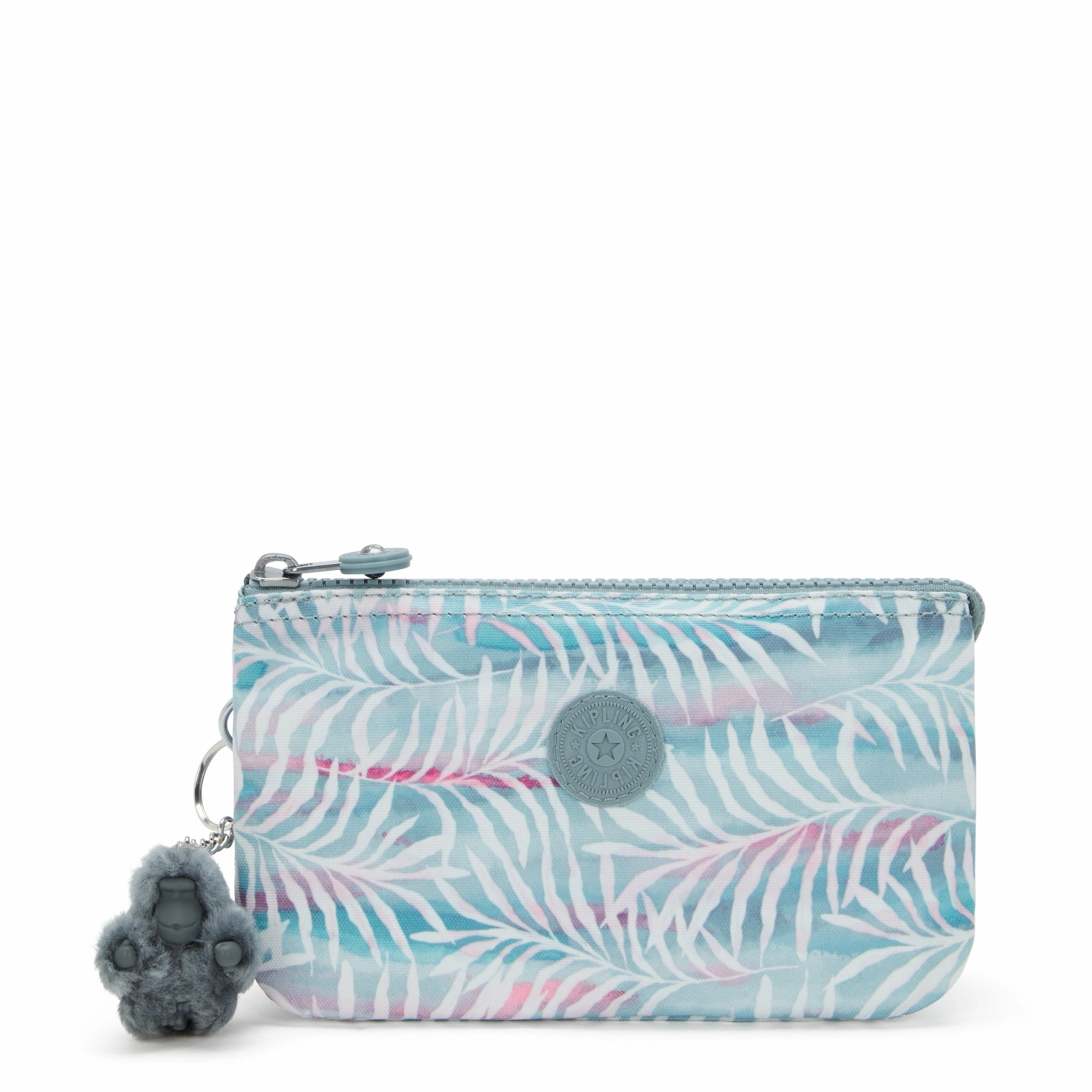 Kipling Creativity Large Printed Pouch - Palmtree Leaves