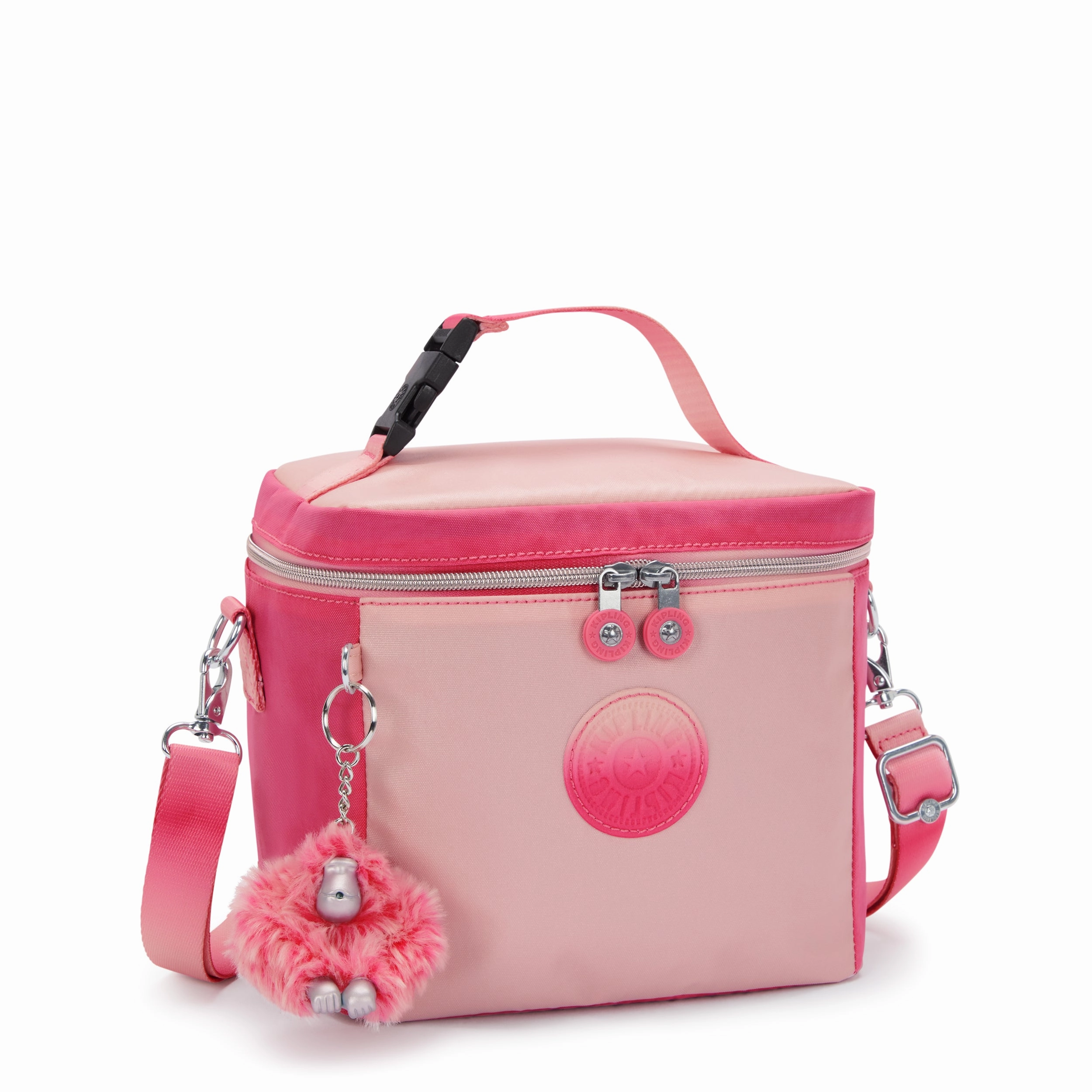 Kipling Graham Lunch Bag - Blush Met Bl