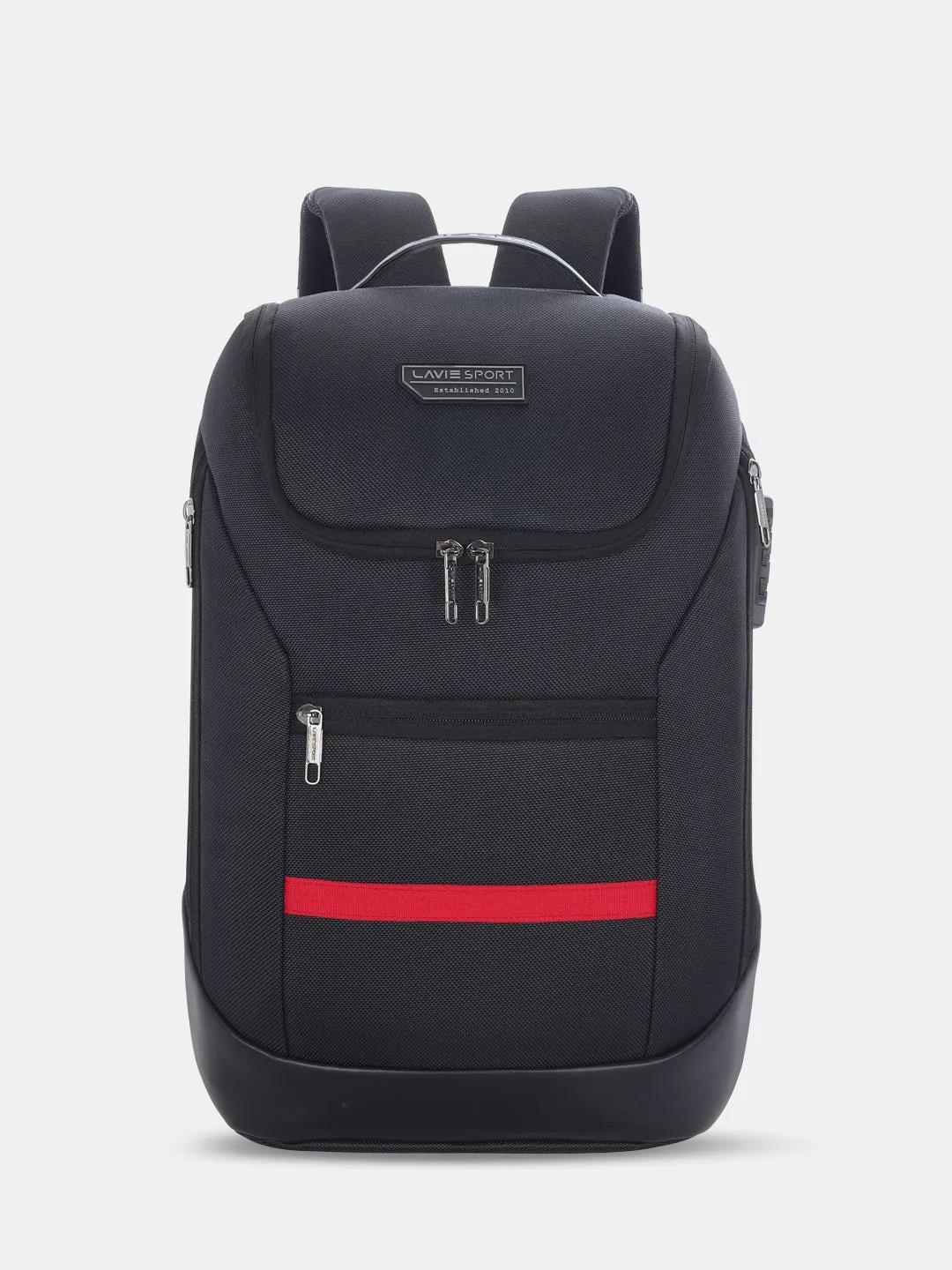 Lavie Sport Emperor 24L Anti-theft & Laptop Backpack For Men & Women - Navy Brown