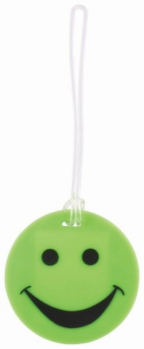 Lewis N. Clark 3-Pack Smiley Luggage Tag, Green, One Size