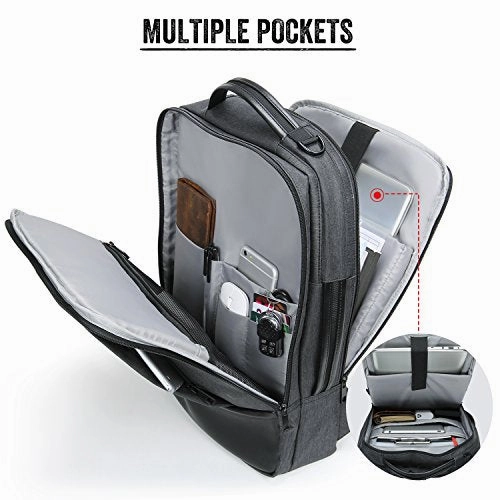 Lifewit Convertible 15.6 Inch Laptop Backpack 4 in 1 Travel Busniess Multi-functional Shoulder Briefcase Water Repellent College School Computer Bag