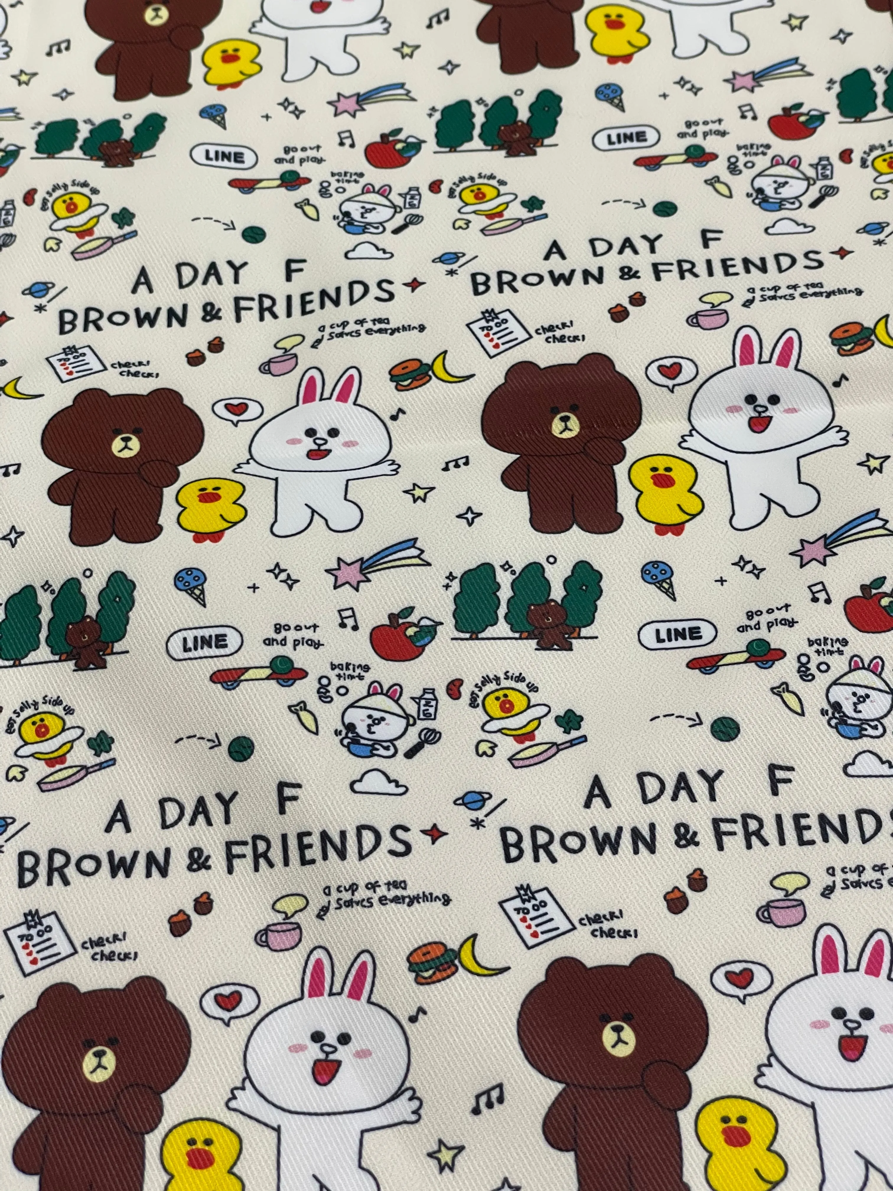 Lis..Handmade Water Resistant shoes bag (line friends 118)