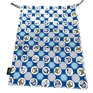 Lis..Handmade Water Resistant shoes bag (owl 128)