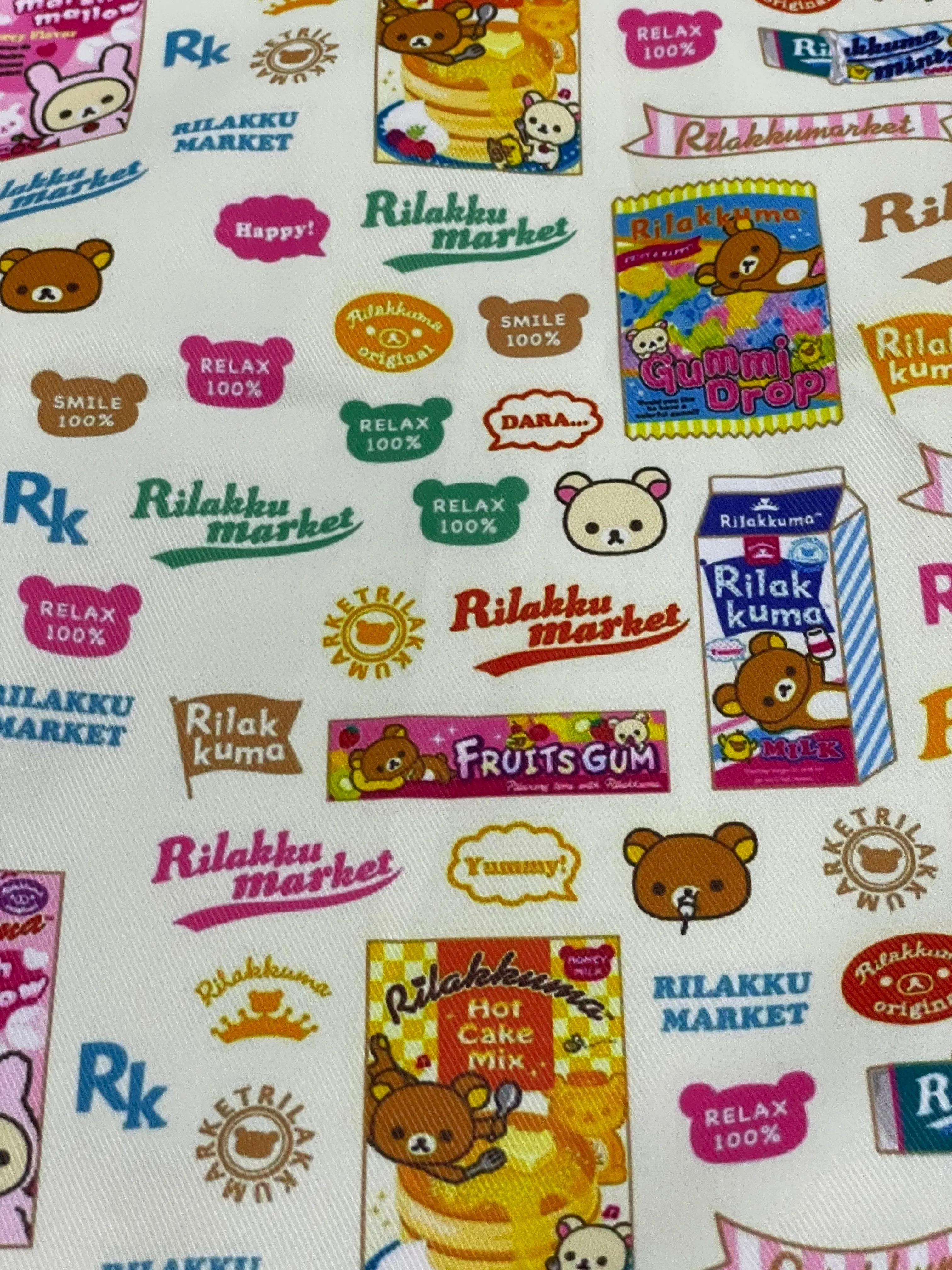 Lis..Handmade Water Resistant shoes bag (rilakkuma 146)