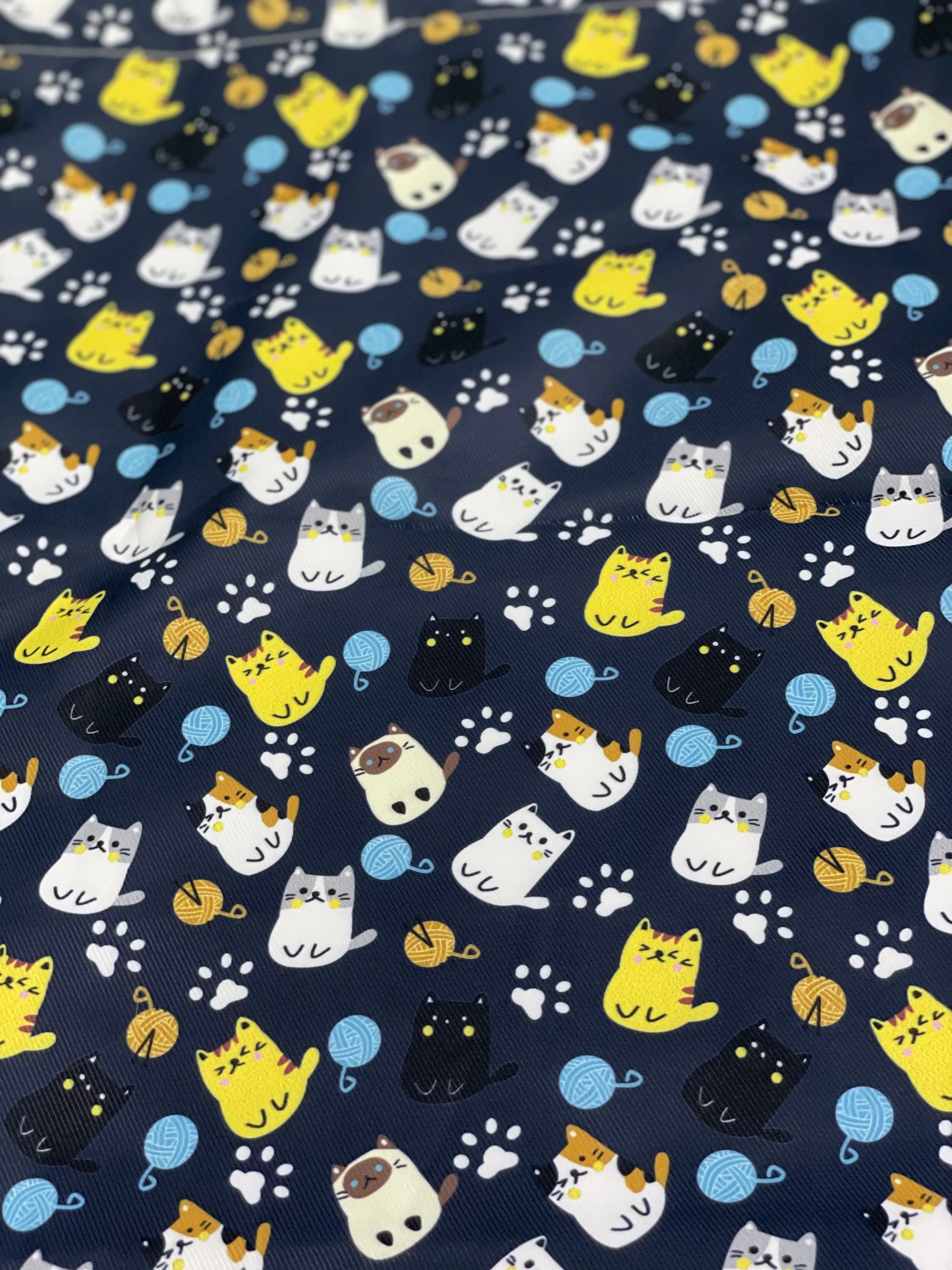 Lis..Handmade Water Resistant shoes bag (woolen cat 103)