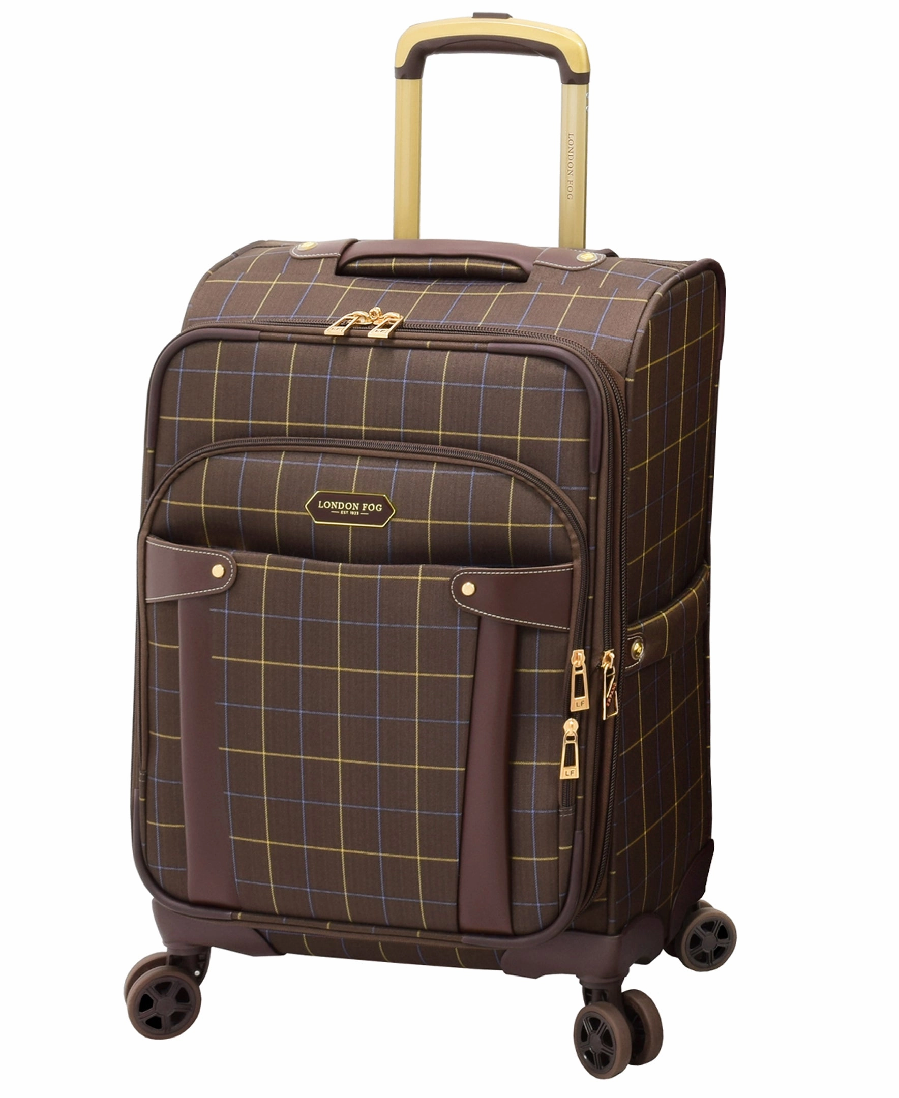 London Fog Brentwood 4 Piece Set (20"/24"/28"/Tote) 4-Wheel Luggage Sets
