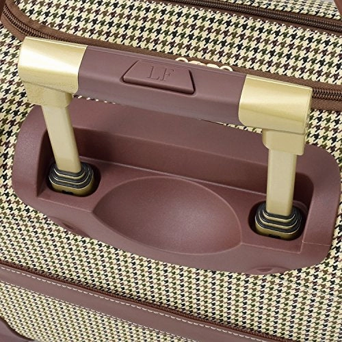London Fog Cambridge Ii 15" 8 Wheel Under Seat Bag, Olive Houndstooth