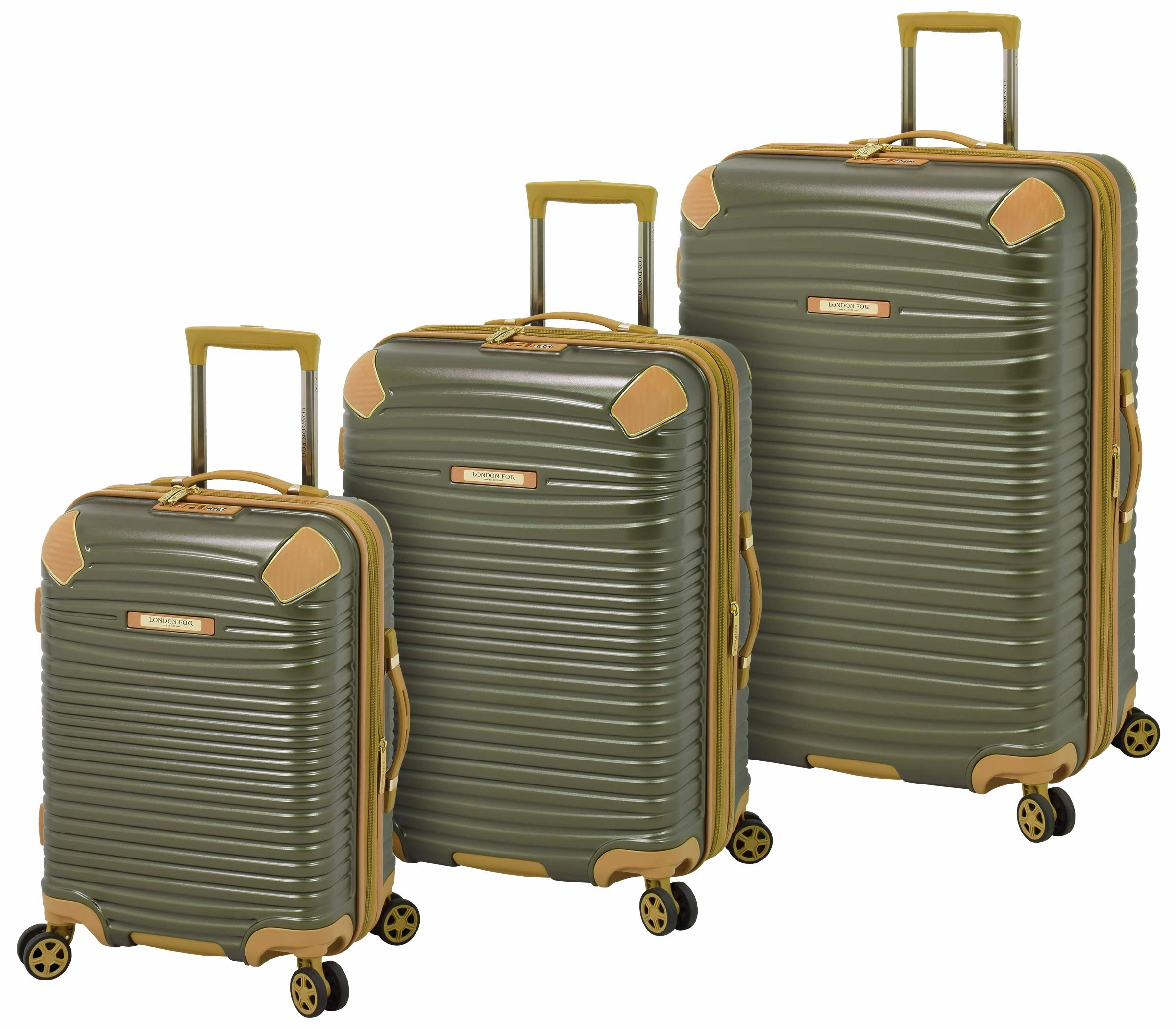 London Fog Huntington 3 Piece Set (20"/24"/28") 4-Wheel Luggage Sets