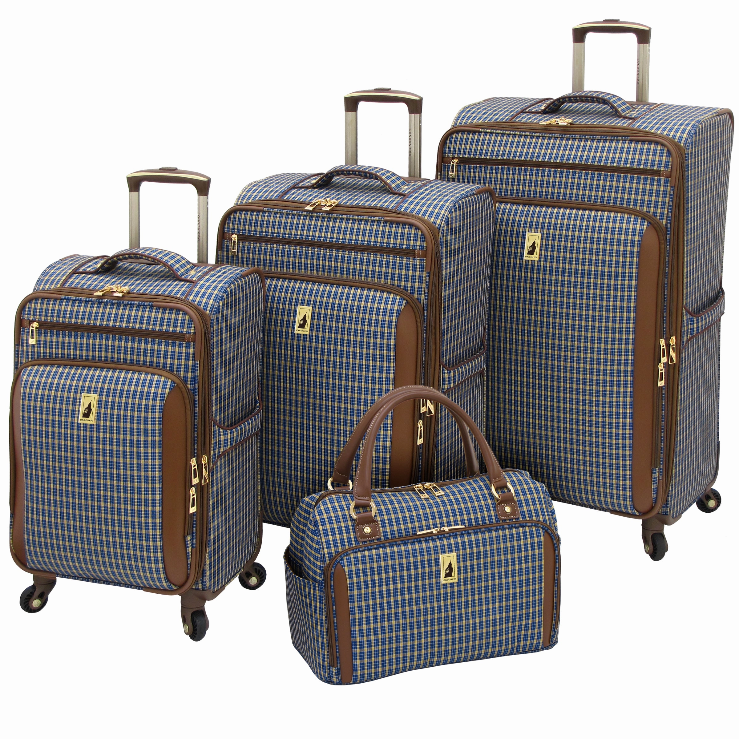 London Fog Kensington 4 Piece Set 4-Wheel Luggage Sets