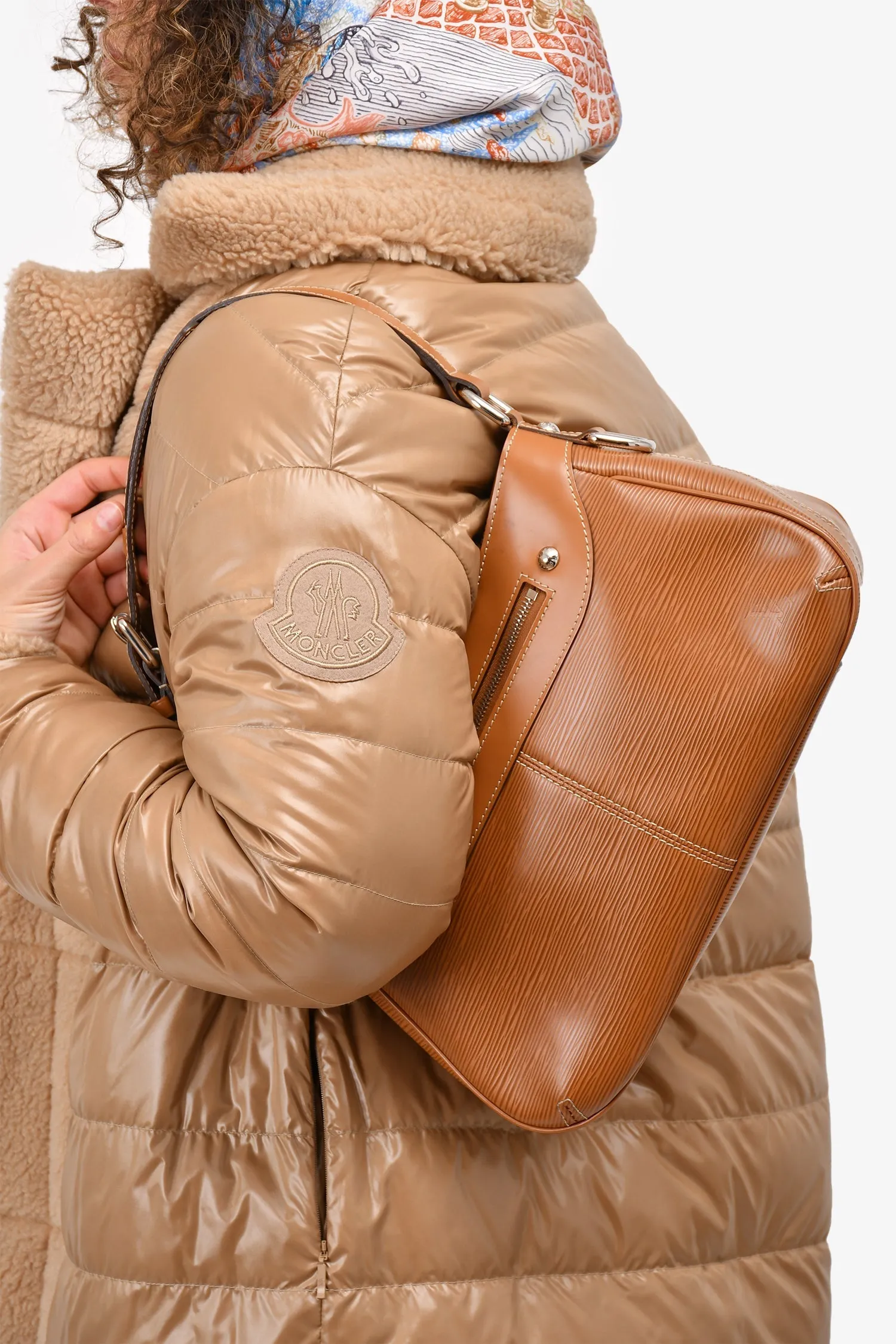 Louis Vuitton 2006 Brown Epi Leather 'Turenne' Shoulder Bag