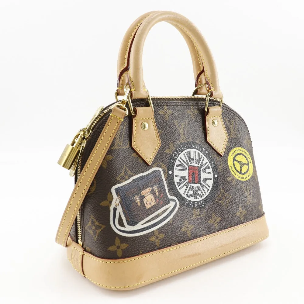 LOUIS VUITTON Handbag M43230 Monogram canvas Brown 2WAYShoulder Alma BB World Tour