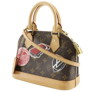 LOUIS VUITTON Handbag M43230 Monogram canvas Brown 2WAYShoulder Alma BB World Tour