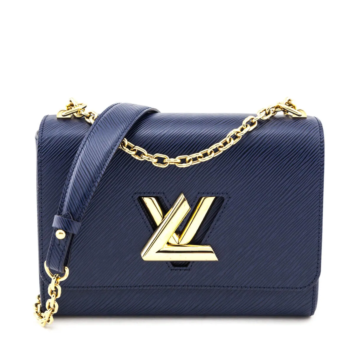 Louis Vuitton Indigo Epi Twist MM Shoulder Bag