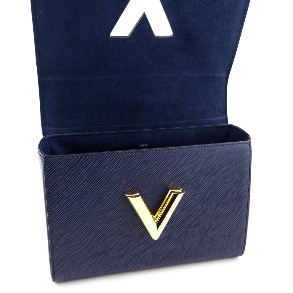 Louis Vuitton Indigo Epi Twist MM Shoulder Bag