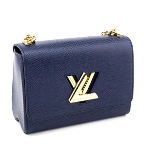 Louis Vuitton Indigo Epi Twist MM Shoulder Bag