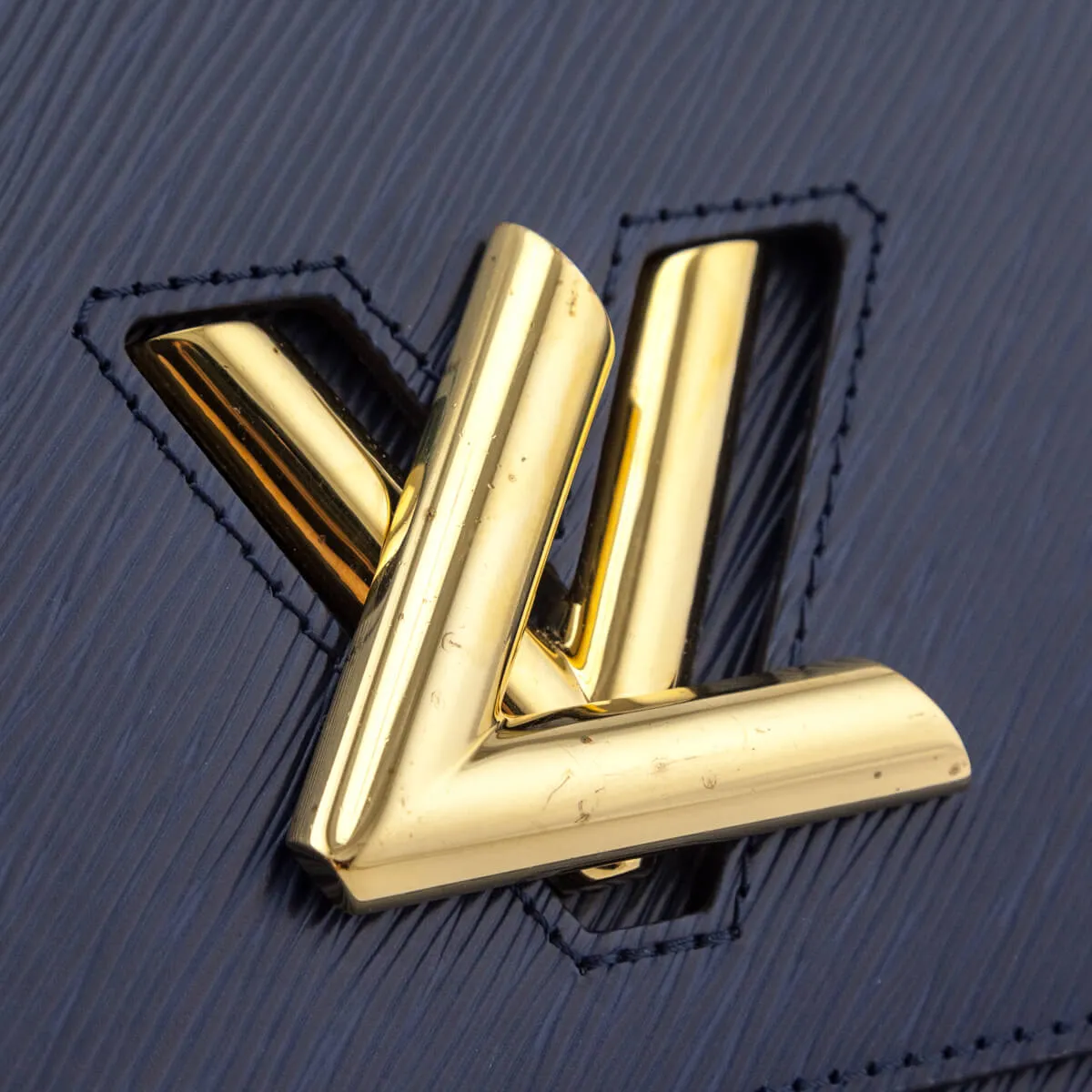 Louis Vuitton Indigo Epi Twist MM Shoulder Bag