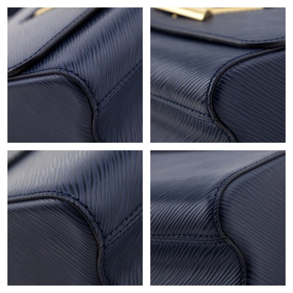 Louis Vuitton Indigo Epi Twist MM Shoulder Bag