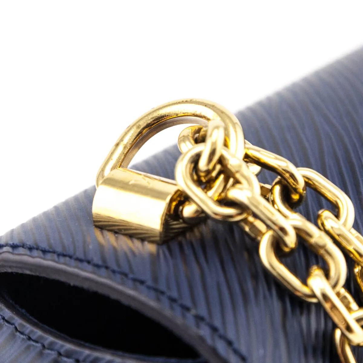 Louis Vuitton Indigo Epi Twist MM Shoulder Bag