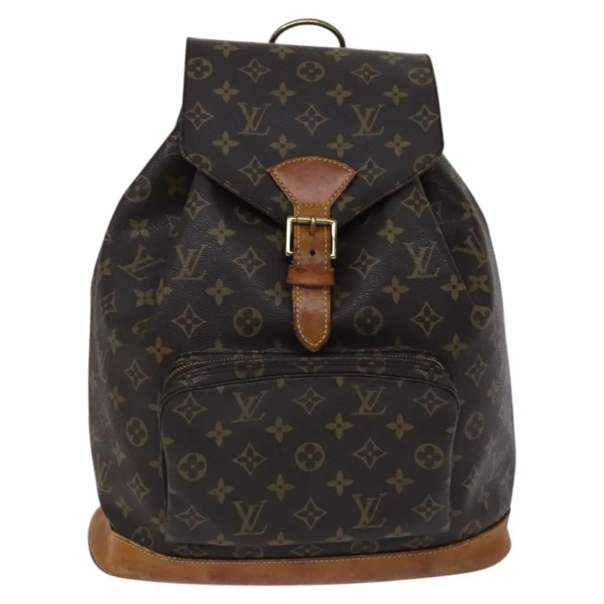 Louis Vuitton Montsouris Gm Canvas Backpack Bag (Pre-Owned)