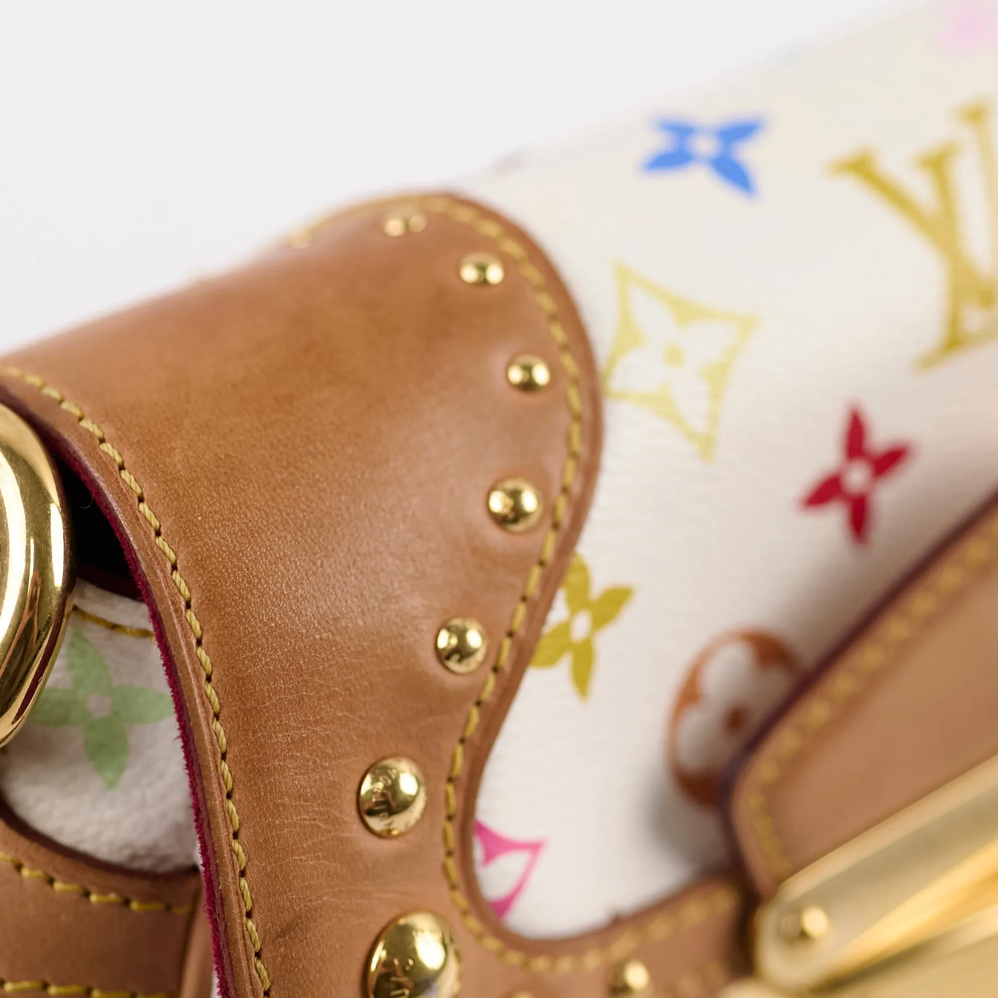 Louis Vuitton Multicolor Shoulder Bag White
