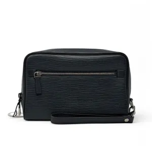 Louis Vuitton Navy Epi Kasai Clutch