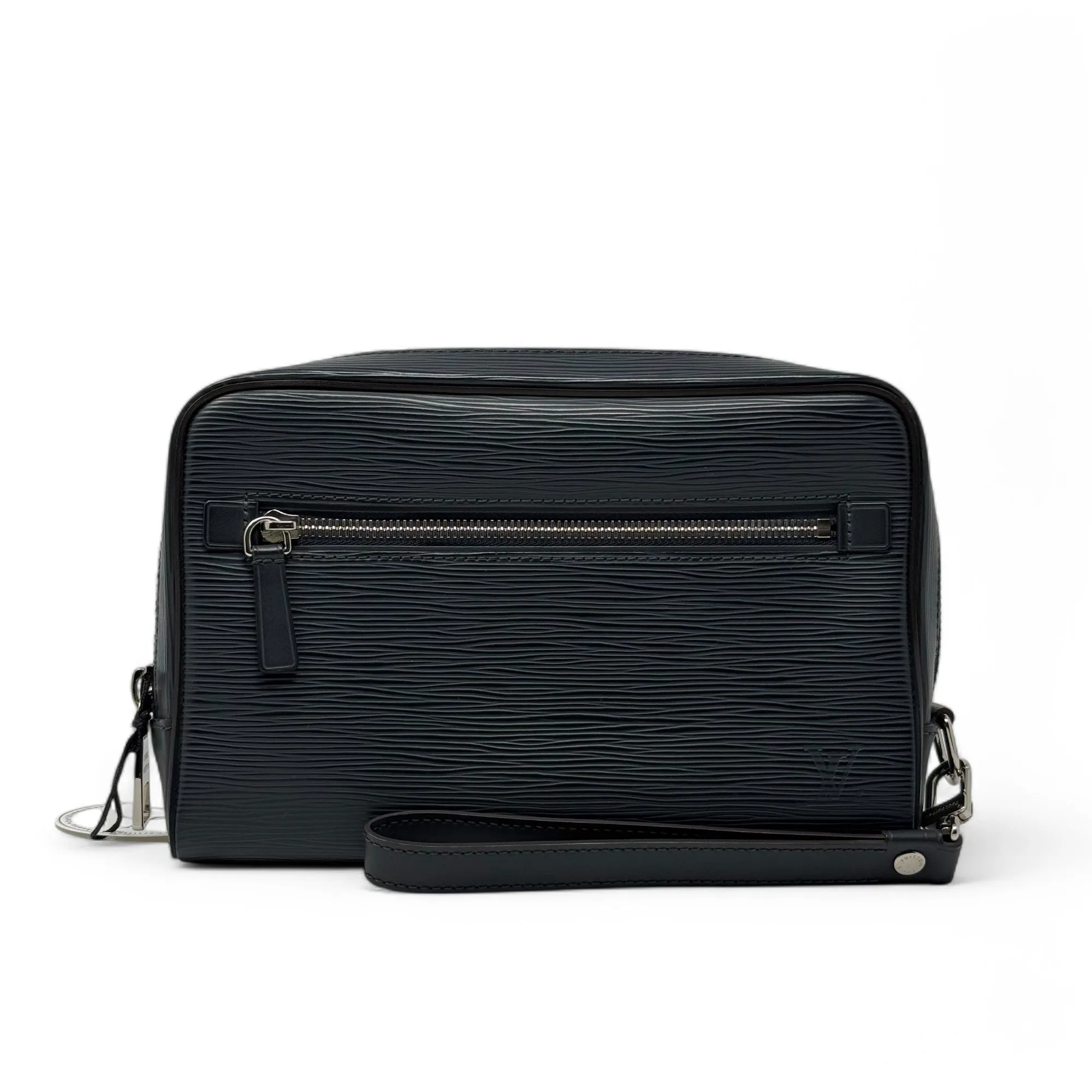 Louis Vuitton Navy Epi Kasai Clutch
