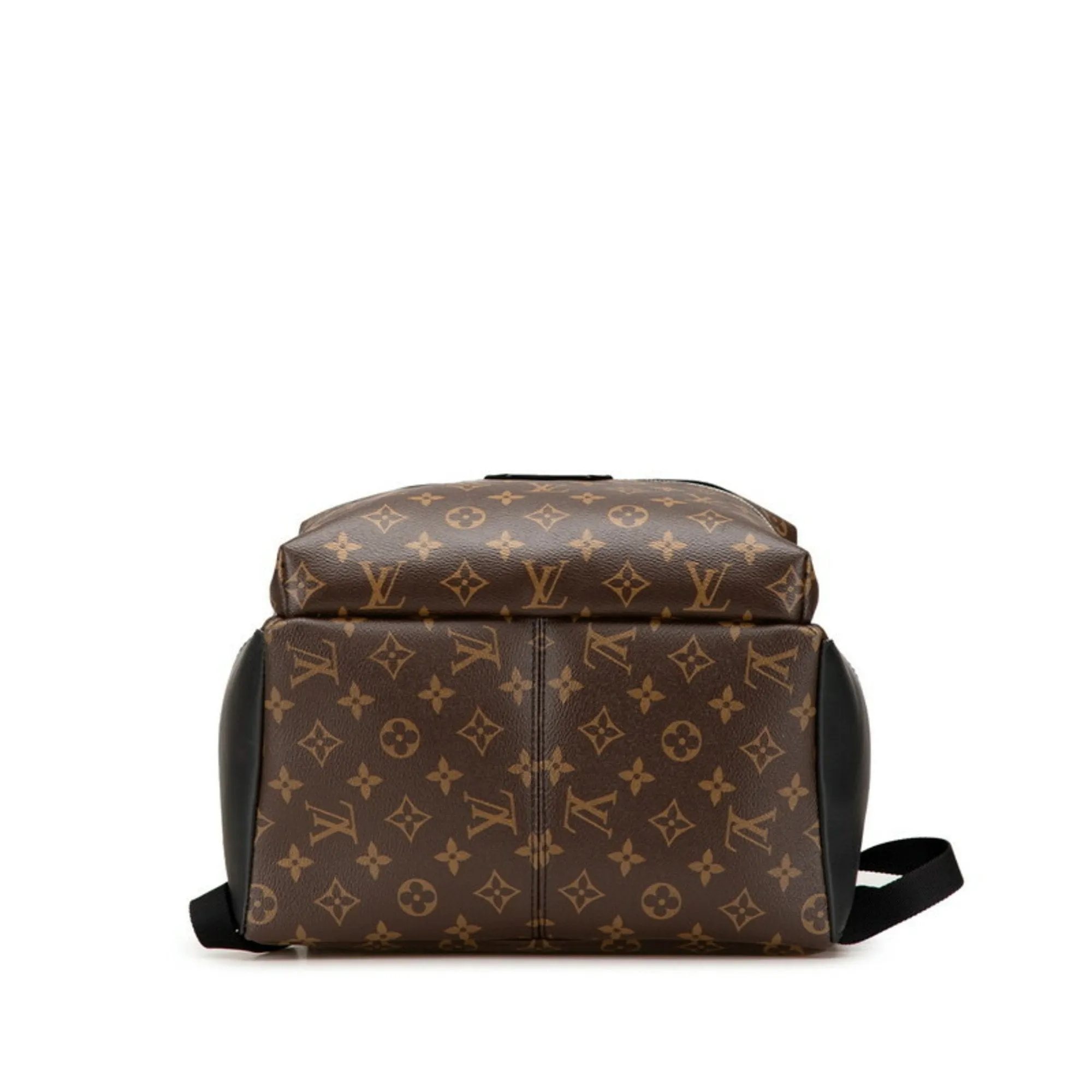 Louis Vuitton Noir Pvc Leather Backpack (Pre-Owned)