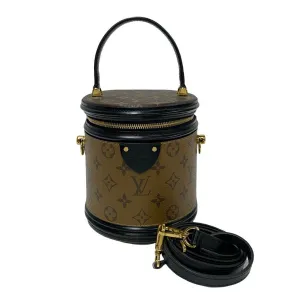 LOUIS VUITTON Shoulder Bag Leather, PVC Brown Monogram reverse Cannes Women Used
