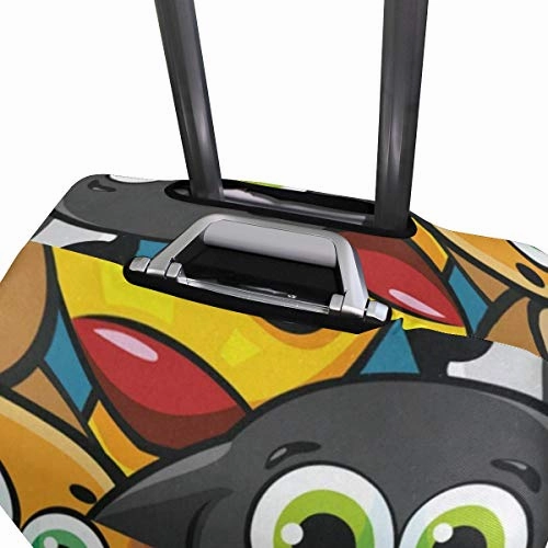 Luggage Cover Suitcase Funny Animals Luggage Cover Travel Case Bag Protector for Kid Girls Travel