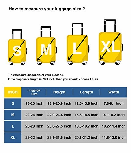 Luggage Cover Suitcase Funny Animals Luggage Cover Travel Case Bag Protector for Kid Girls Travel