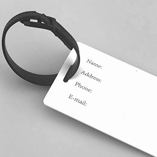 Luggage Tags Pink Cherry Blossoms Branch Custom Personalized Baggage Name Tag Holder Labels
