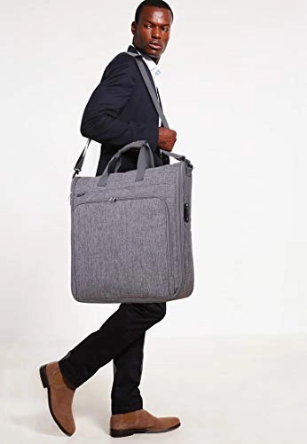 Magictodoor Anti-Gravity Carry On Garment Bag for Travel & Business 42" w/Anti-theft Tsa Lock