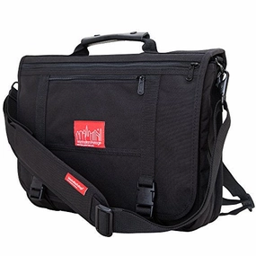 Manhattan Portage Wallstreeter W Back Zipper, Black, One Size