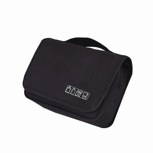 Men Travel Hanging Wash Cosmetic Bag Women'S Folding Toiletry Makeup Organizer Waterproof Handbag