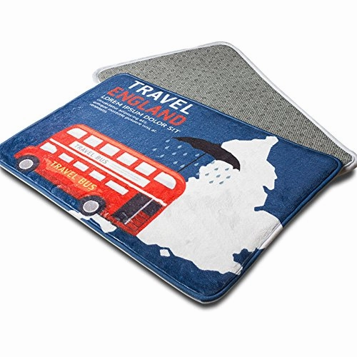 Merry Christmas Cats Doormat Indoor Kitchen Rugs Bathmat Anti-Slip Doginthehole