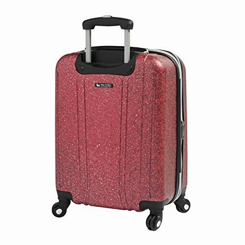 Mia Toro Italy Annata Hardside 28" Spinner, Silver
