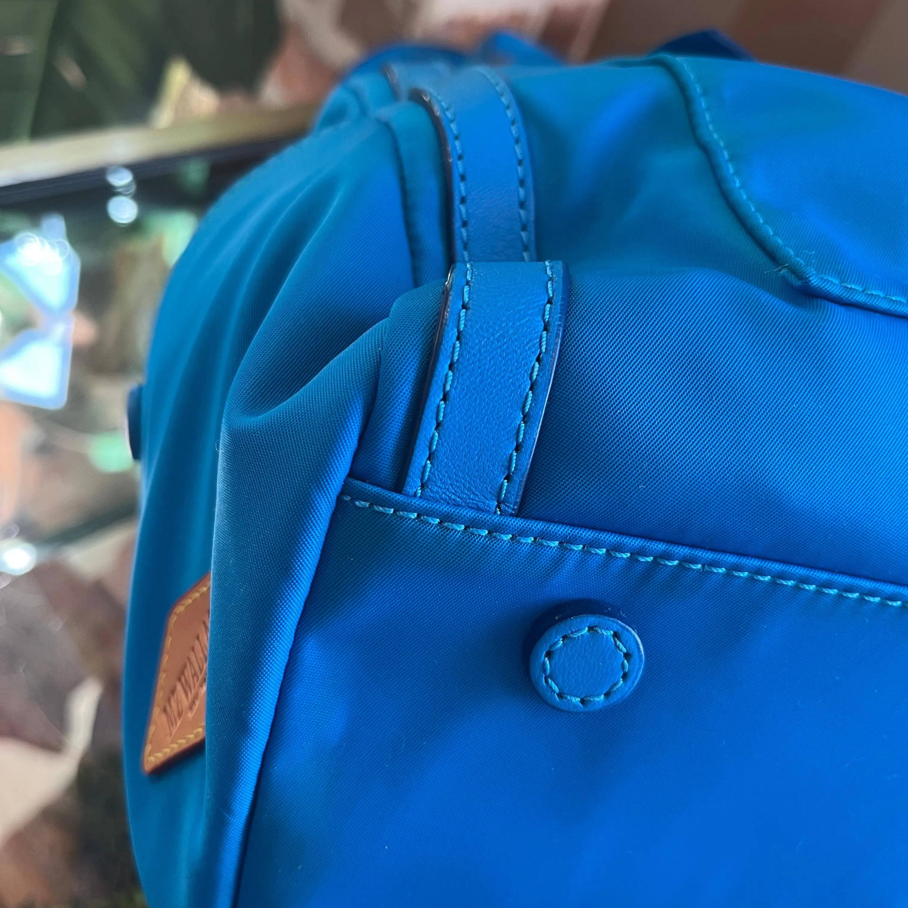MZ WALLACE Daisy Bedford Aquamarine Nylon Shoulder Bag