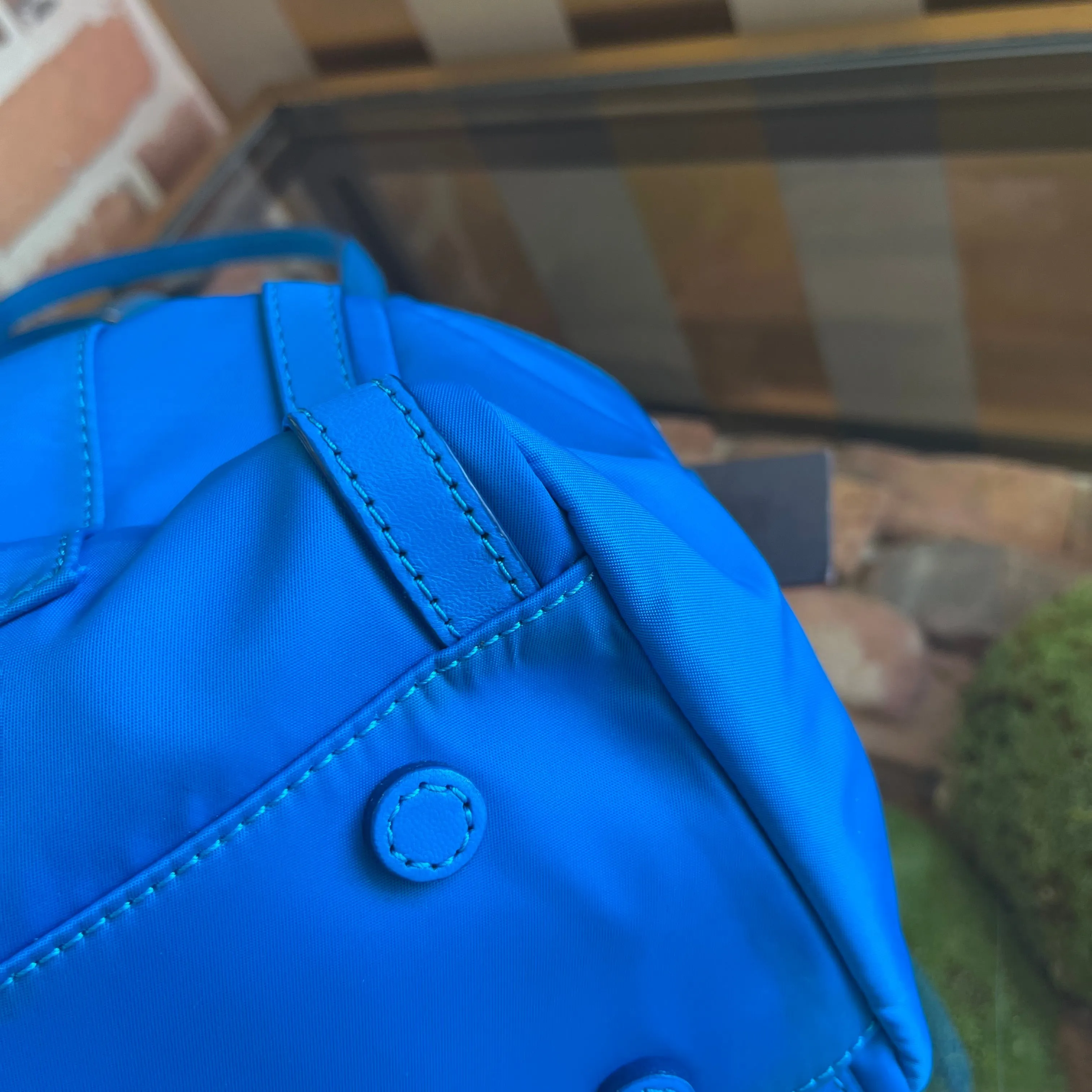 MZ WALLACE Daisy Bedford Aquamarine Nylon Shoulder Bag