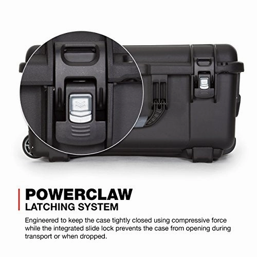 Nanuk 950 Waterproof Hard Case With Wheels And Foam Insert - Black
