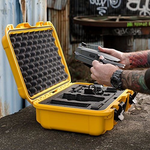 Nanuk Dji Drone Waterproof Hard Case With Custom Foam Insert For Dji Mavic - 920-Mav4 Yellow