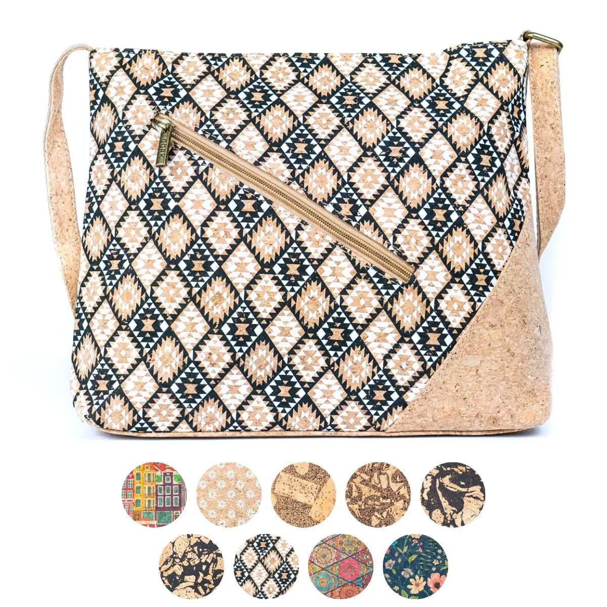 Natural Cork Women??s Crossbody Bag BAG-2339