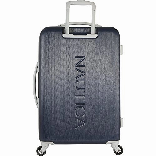 Nautica Lifeboat 20 Inch Hardside Expandable Carry On Luggage, Classic Navy