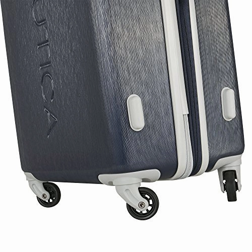 Nautica Lifeboat 20 Inch Hardside Expandable Carry On Luggage, Classic Navy