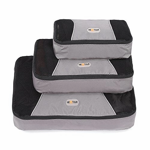 Nextour Packing Cubes Laundry Bag Toiletry Bag And Electronics Accessories Pouch 6 Set Travel