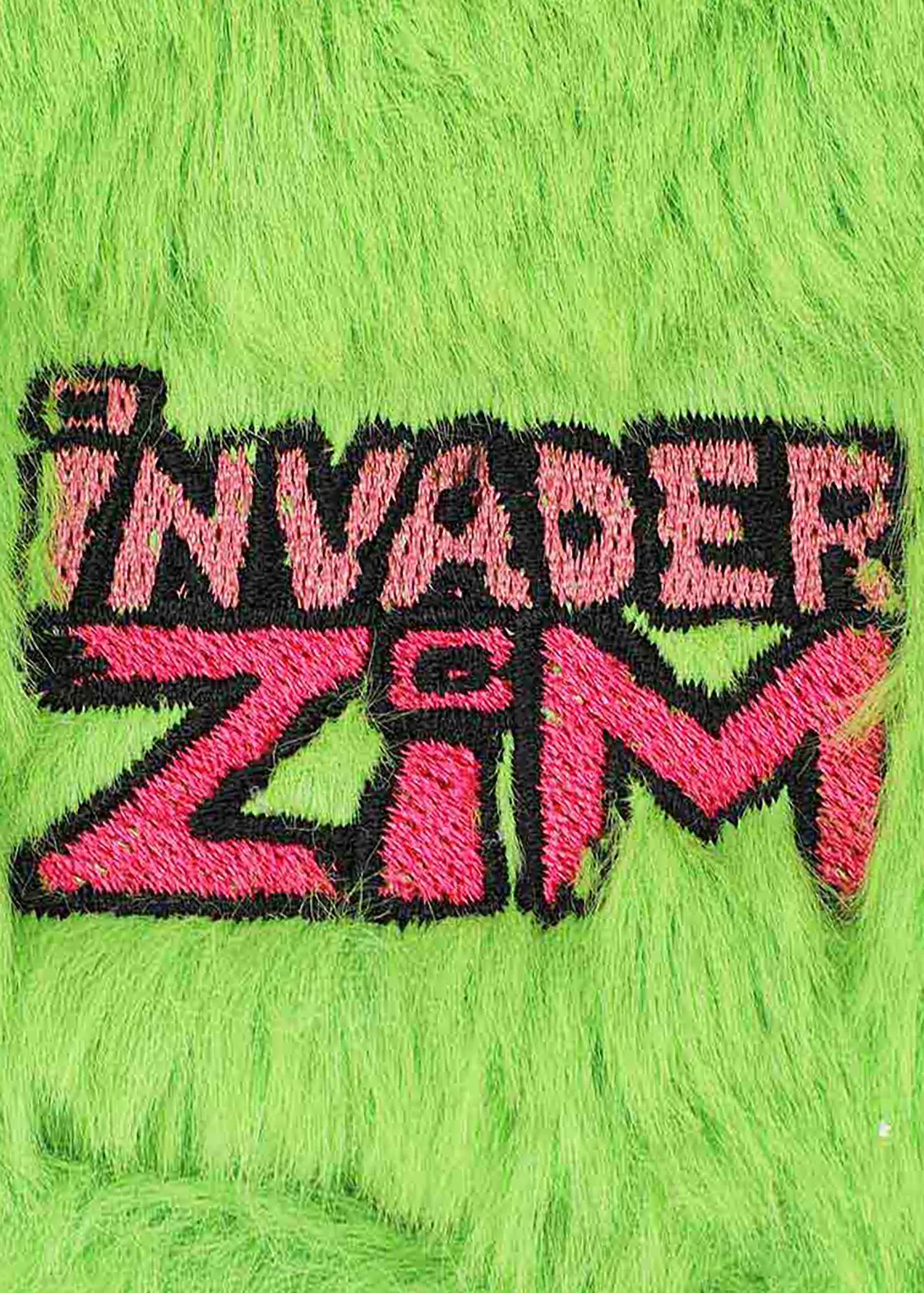 Nickelodeon Invader Zim Gir Face Plush Wristlet Coin Pouch