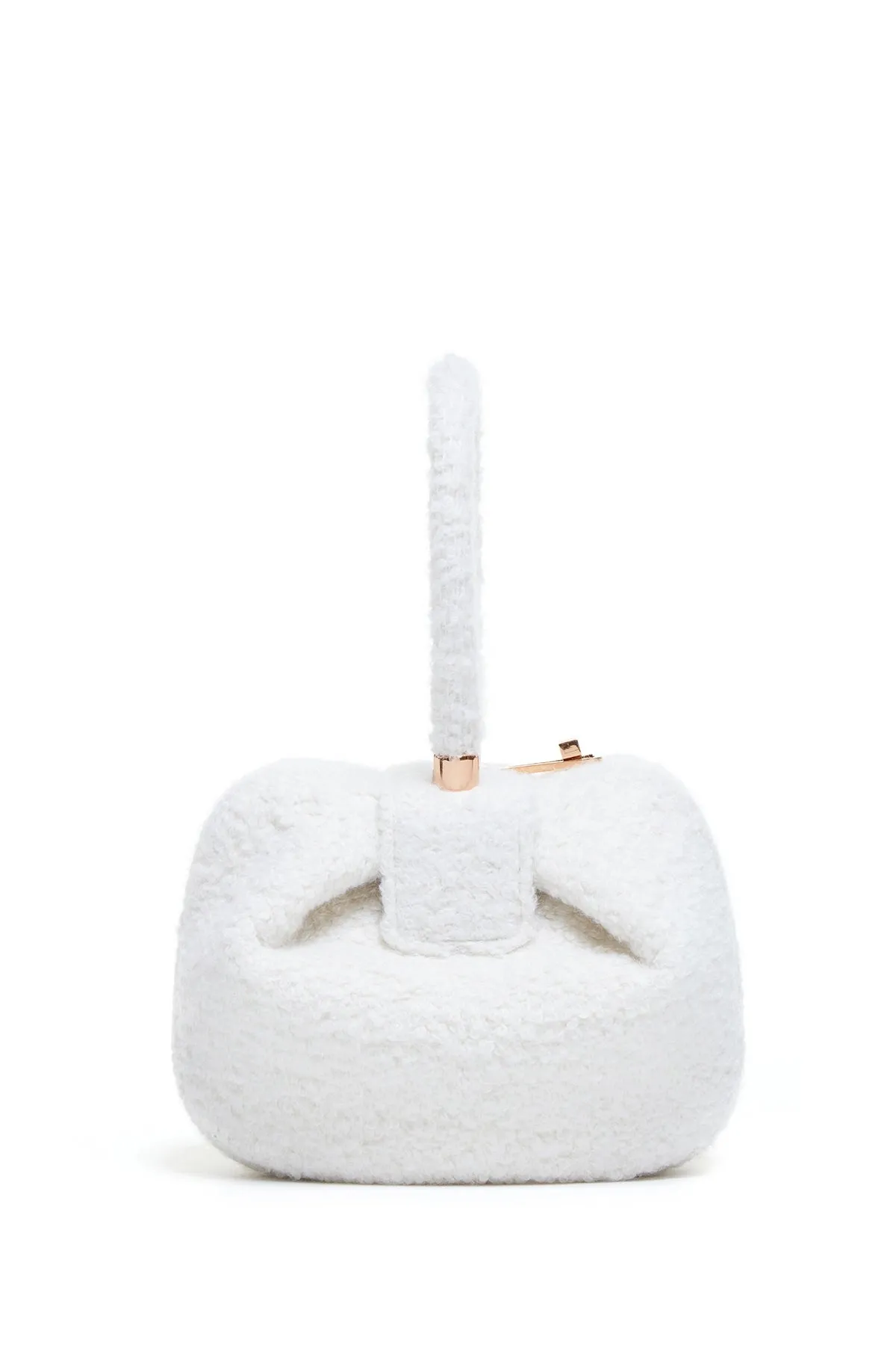 Nina Bag in Ivory Cashmere Boucle