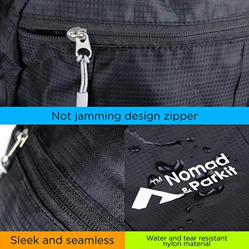 Nomad and Parkit Ultralight 35L Waterproof Backpack for Camping, Hiking, Travel  XL Men, Women