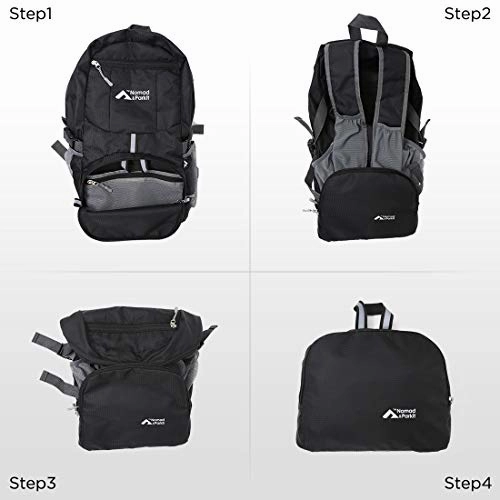Nomad and Parkit Ultralight 35L Waterproof Backpack for Camping, Hiking, Travel  XL Men, Women