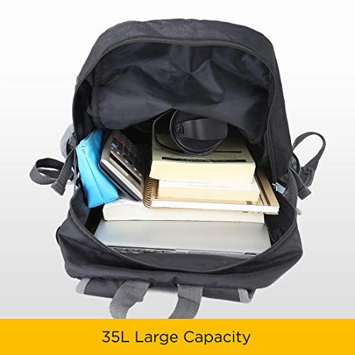 Nomad and Parkit Ultralight 35L Waterproof Backpack for Camping, Hiking, Travel  XL Men, Women